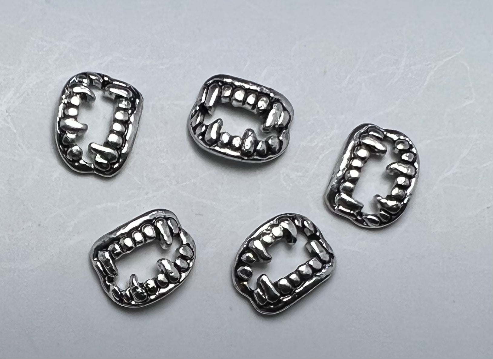 Silver Vampire Teeth