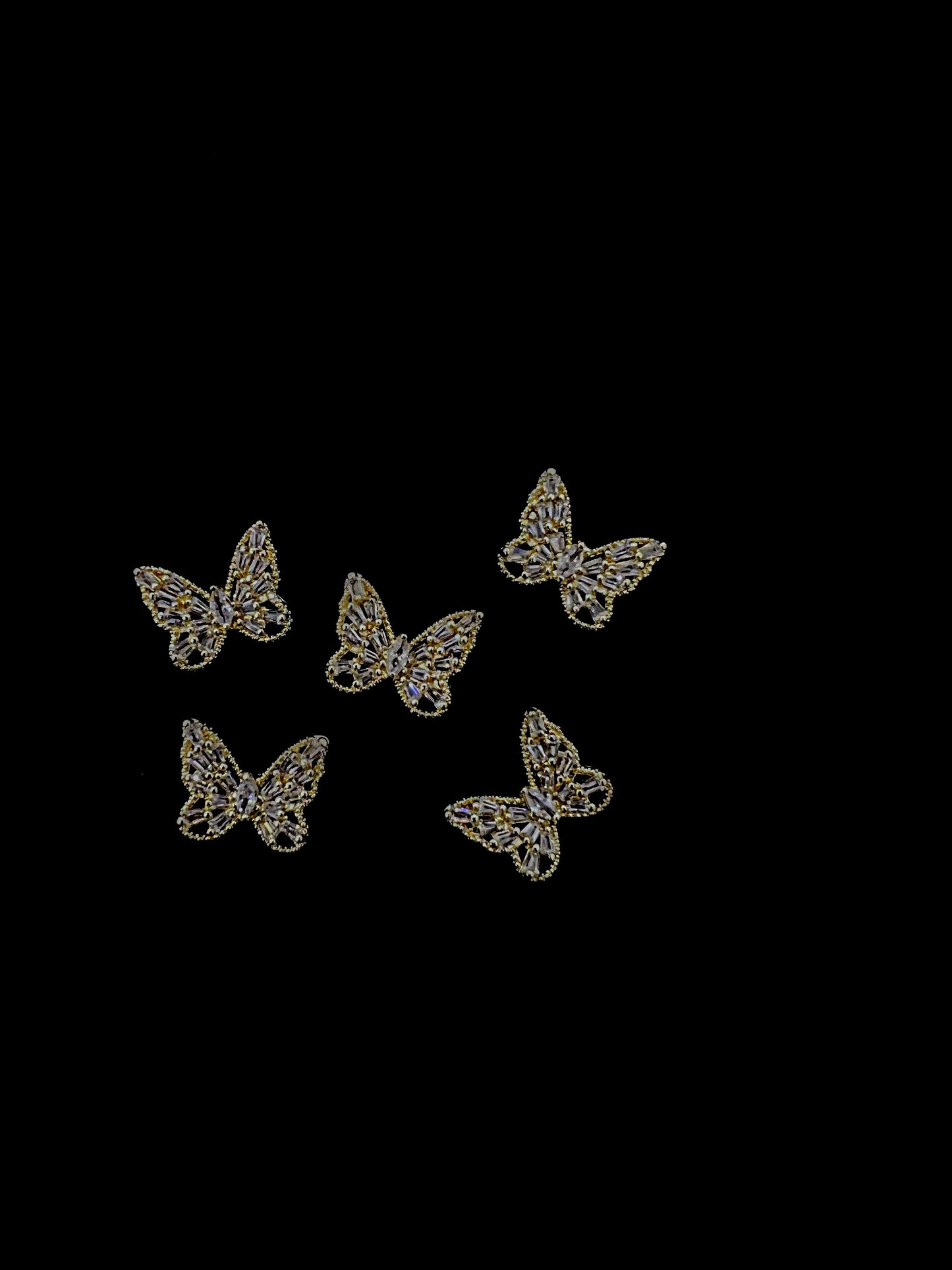 Gold Butterfly Charms