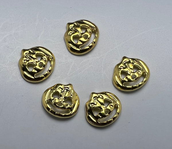 Gold Pumpkin Charm