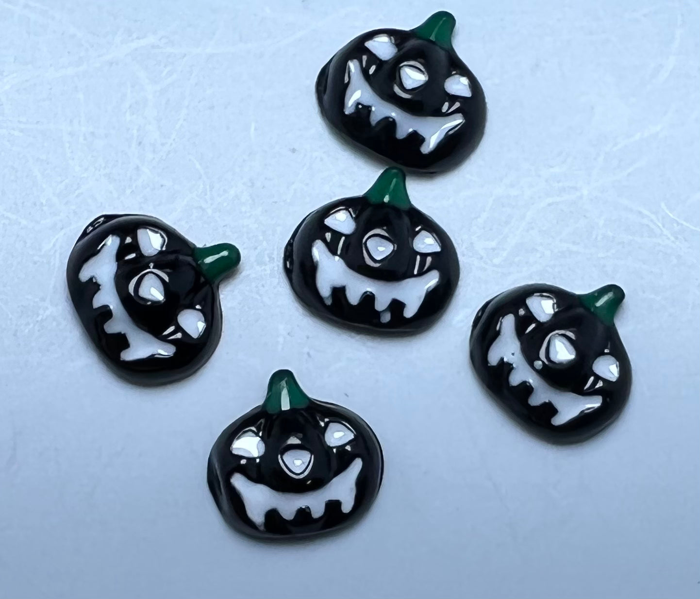 Black pumpkin charm